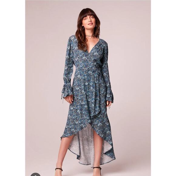 Band of the Free Jewel Maxi dress blue floral NWT Size XS boho Garden girl Fairu - Picture 1 of 9